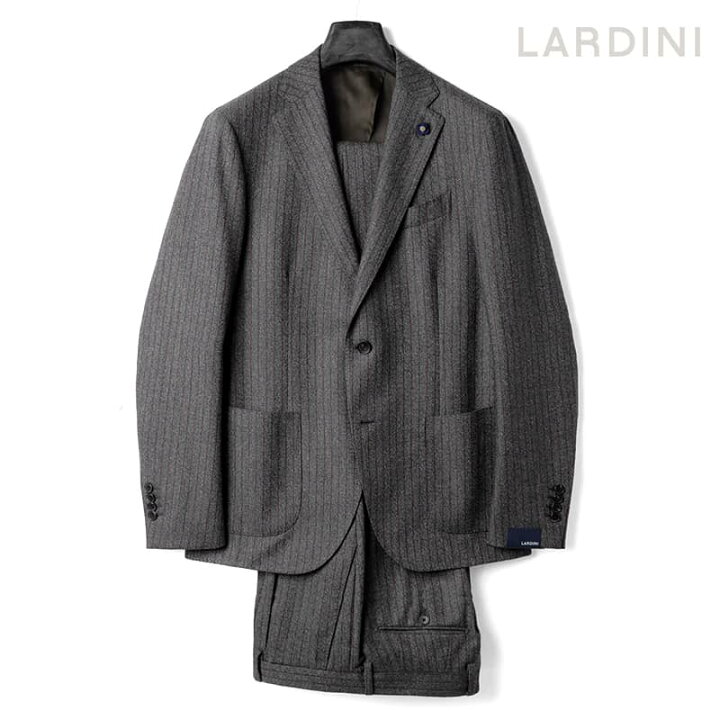 楽天市場】LARDINI / ラルディーニ｜ウールフランネルストライプ柄2B 