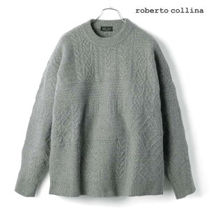 roberto collina / ���x���g�R���[�i�b�E�[���~�h���Q�[�W�I�[�o�[�T�C�Y�N���[�l�b�N�A�����j�b�g(RM09001)�b�i�O���[�j�b �H�~ ���׃R�� �X�[�p�[�t�@�C�������m�E�[�� �A�����Z�[�^�[ �P�[�u