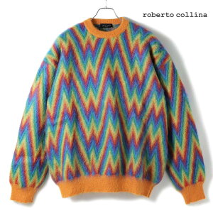 roberto collina / ���x���g�R���[�i�b�X�[�p�[�L�b�h���w�A���~�h���Q�[�W���C���{�[�J���[�N���[�l�b�N�j�b�g(RM19001)�b�i���C���{�[��j�b �H�~ �E�[�� �X�[�p�[�L�b�h���w�A �J���t�� �T