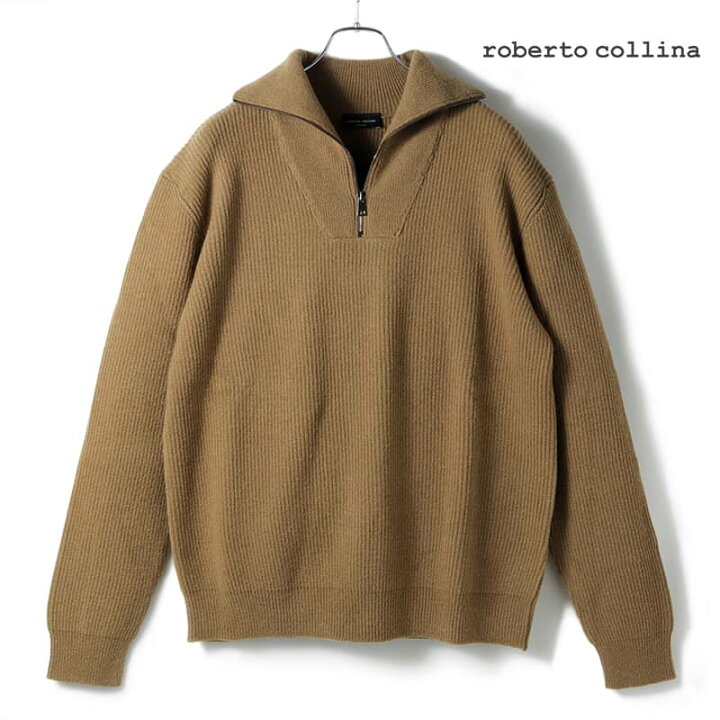 楽天市場】roberto collina / ロベルトコリーナ｜ウールリブ編みミドル  