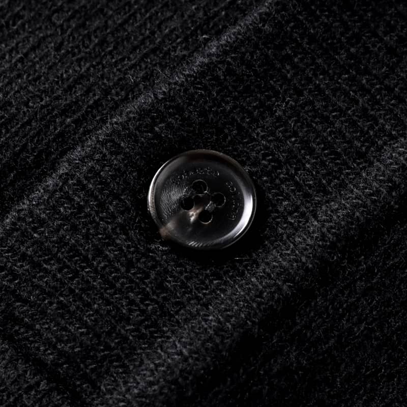 ロベルトコリーナ 黒 ニット ポロシャツ オーバーサイズ 50 イタリア-