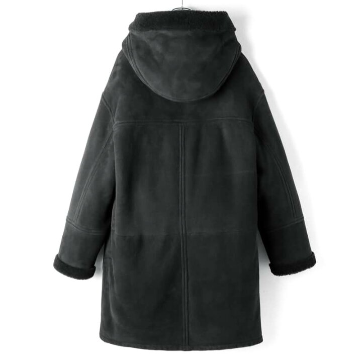 楽天市場】RUFFO / ルッフォ｜ムートンレザーフーデッドコート