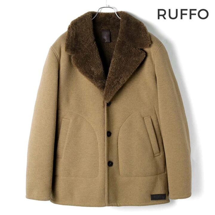 楽天市場】RUFFO / ルッフォ｜ムートンファー×ウールニットランチ  