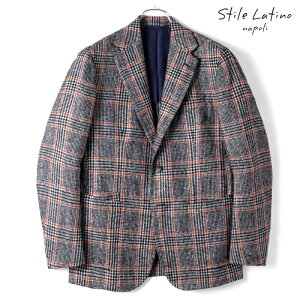 �y50%OFF�zStile Latino / �X�e�B�����e�B�[�m�b�A���p�J�E�[���V���N���\�t�g�c�C�[�h�`�F�b�N��3B�W���P�b�g(VINCENZO)�b�i�u���b�N×�z���C�g×�I�����W�j�b �H�~ ���B���`�F���c�H �A�b�g���[�j