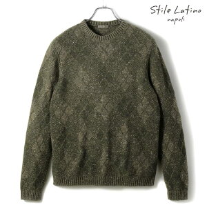 �y60%OFF�zStile Latino / �X�e�B�����e�B�[�m�b�A�[�K�C�����J�V�~���~�h���Q�[�W�N���[�l�b�N�j�b�g(MU6 GC IT/MGM21906)�b�i�������W�I���[�u�j�b �H�~ �J�V�~�A �~�h���Q�[�W�j�b�g �A�[�K�C���j