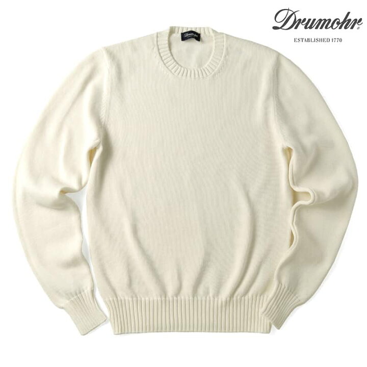 楽天市場】Drumohr / ドルモア｜コットン8Gミドルゲージクルーネック 
