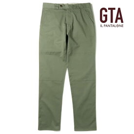 【55%OFF】GTA / ジーティーアー｜コットンストレッチギャバジンワークパンツ(CHARLIE/60510)｜（モスグリーン）｜ 春夏 ボトムス スラックス チノパン メンズ イタリア