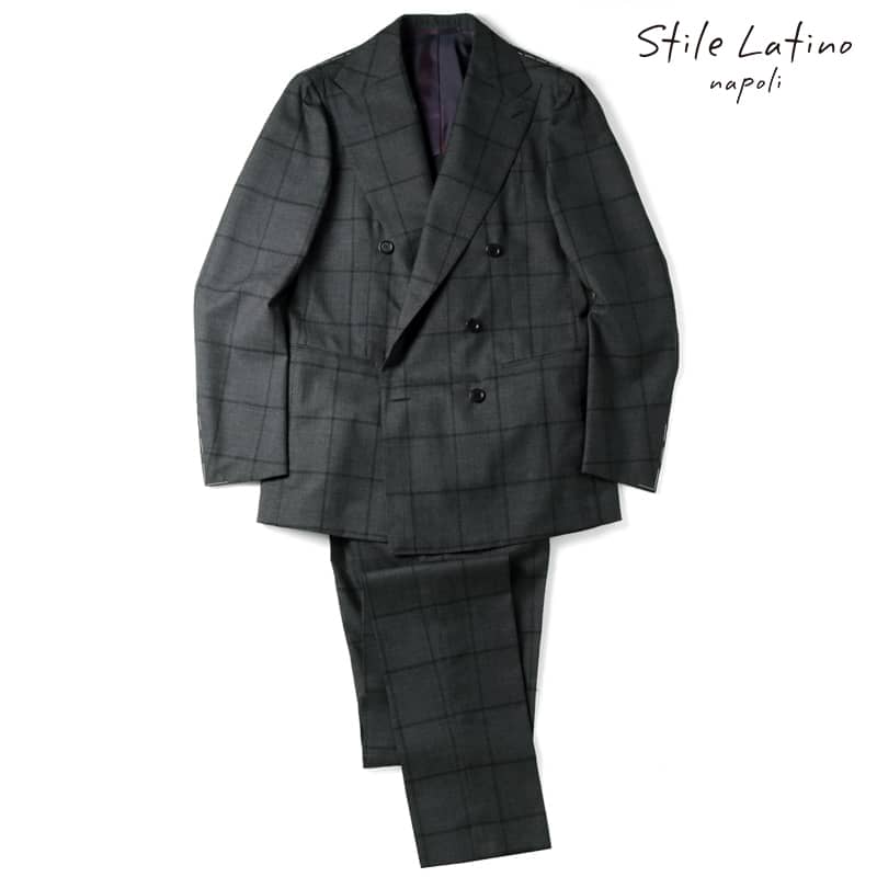 Stile Latino（スティレラティーノ）春夏用ダブルスーツ-