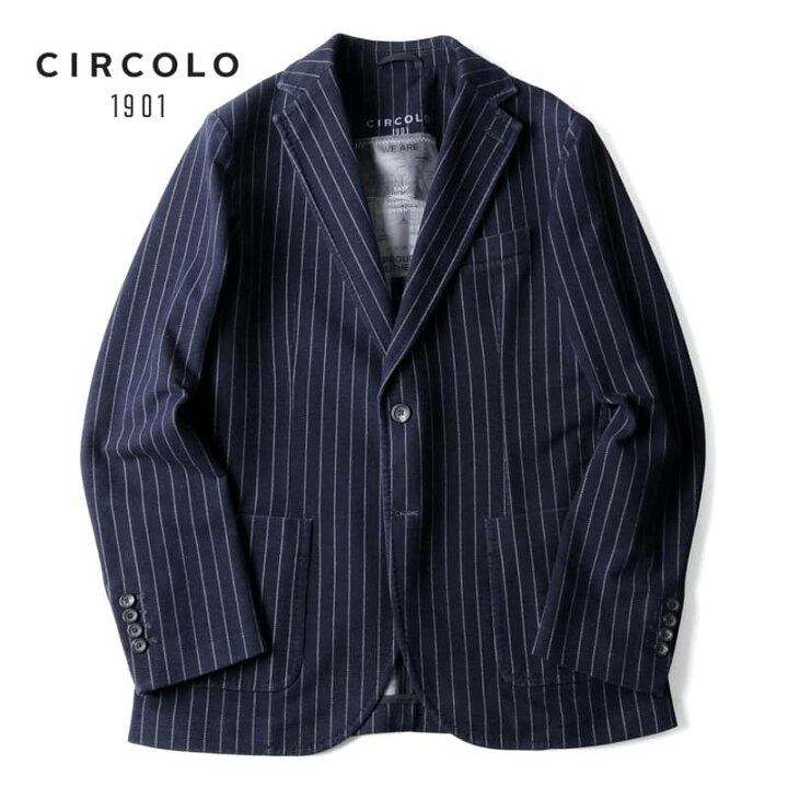 楽天市場】CIRCOLO1901 / チルコロ1901｜チョークストライプ柄コットン 