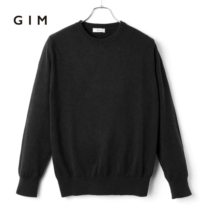 楽天市場】GIM / ジム｜カシミヤシルク12Gクルーネックニット 