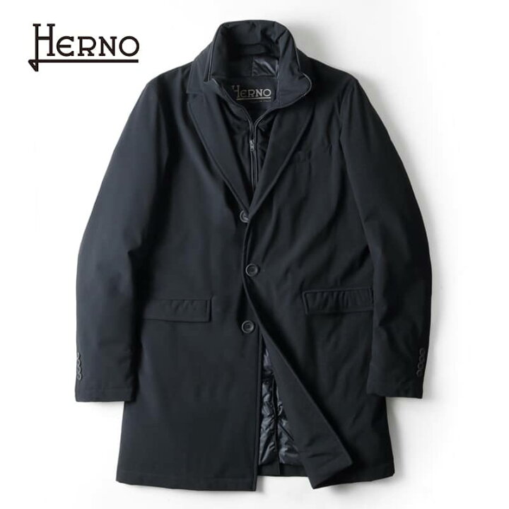 楽天市場】HERNO / ヘルノ｜ストレッチナイロンダウンチェスターコート 