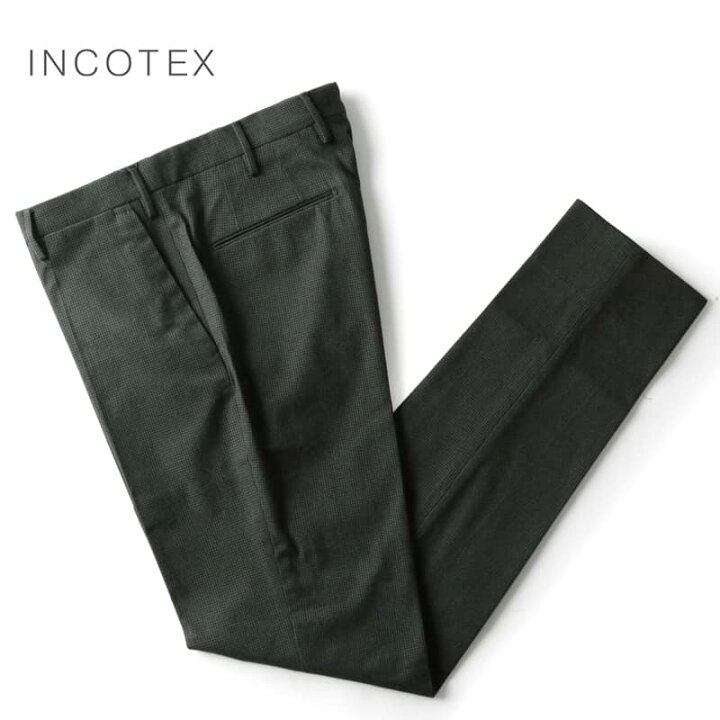 楽天市場】INCOTEX / インコテックス｜コットンストレッチ千鳥格子柄 