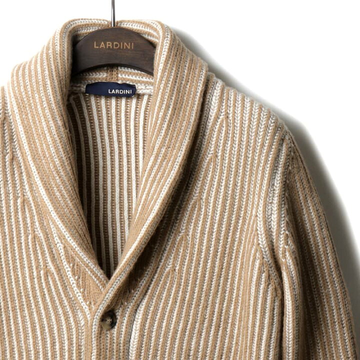 楽天市場】LARDINI / ラルディーニ｜ウールカシミヤリブ編みショール  