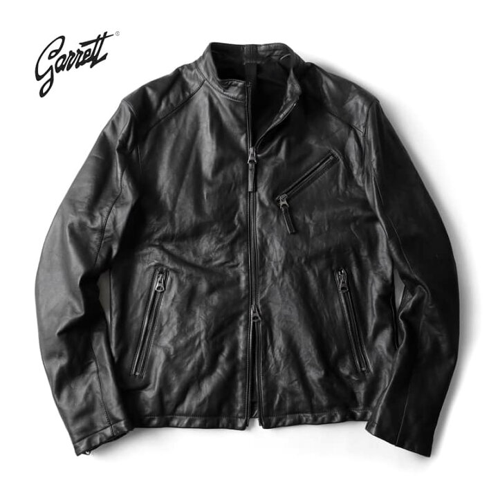 楽天市場】GARRETT / ギャレット｜ラムナッパレザーシングルライダース 