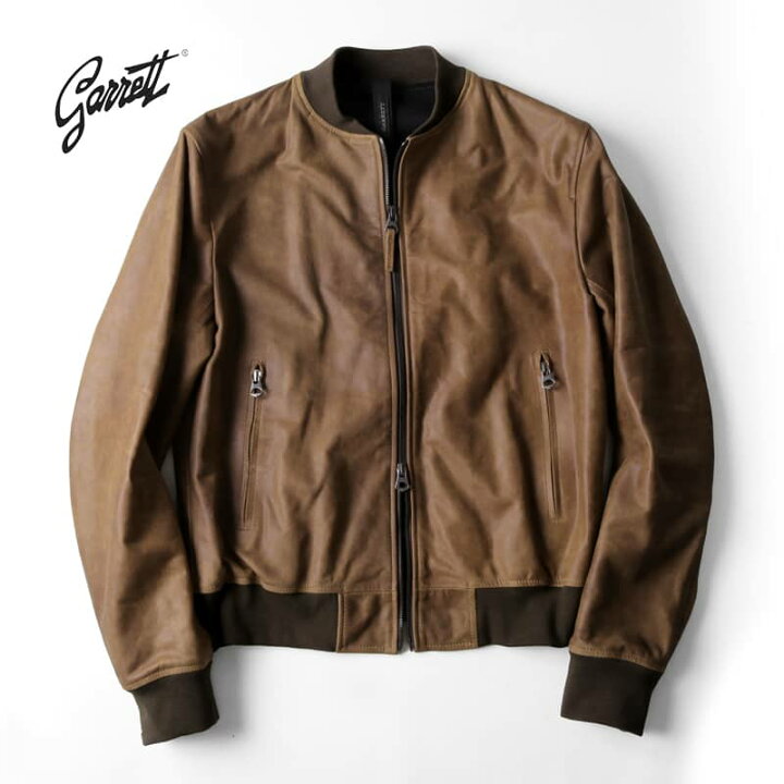 楽天市場】GARRETT / ギャレット｜ワックスドヌバックレザーボンバー 