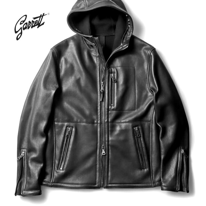 楽天市場】GARRETT / ギャレット｜フリース裏地付きラムナッパレザー  