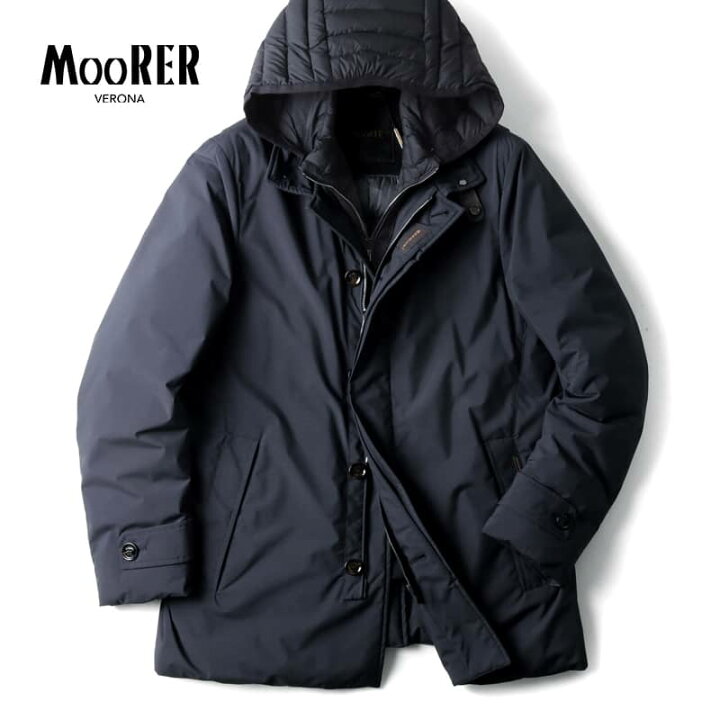 楽天市場】【40%OFF】MOORER / ムーレー｜撥水高密度ポリエステル比翼 