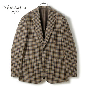 �y50%OFF�zStile Latino / �X�e�B�����e�B�[�m�b�E�[���J�V�~���\�t�g�c�C�[�h�K���N���u�`�F�b�N��3B�W���P�b�g(VINCENZO)�b�i�x�[�W��×�u���E��×�l�C�r�[�j�b �H�~ ���B���`�F���c�H �A�b�g���[
