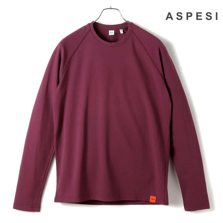 楽天市場】【55%OFF】ASPESI / アスペジ｜ループバックコットンクルー 
