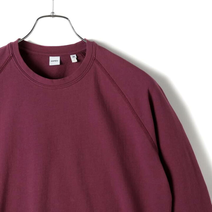 楽天市場】【55%OFF】ASPESI / アスペジ｜ループバックコットンクルー 