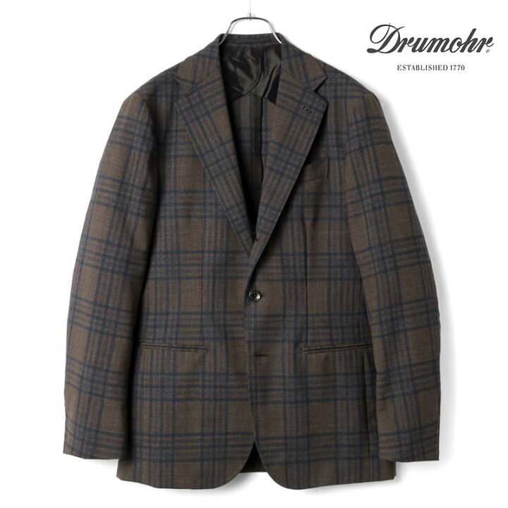 楽天市場】Drumohr / ドルモア｜チェック柄ウールトロピカル3B 