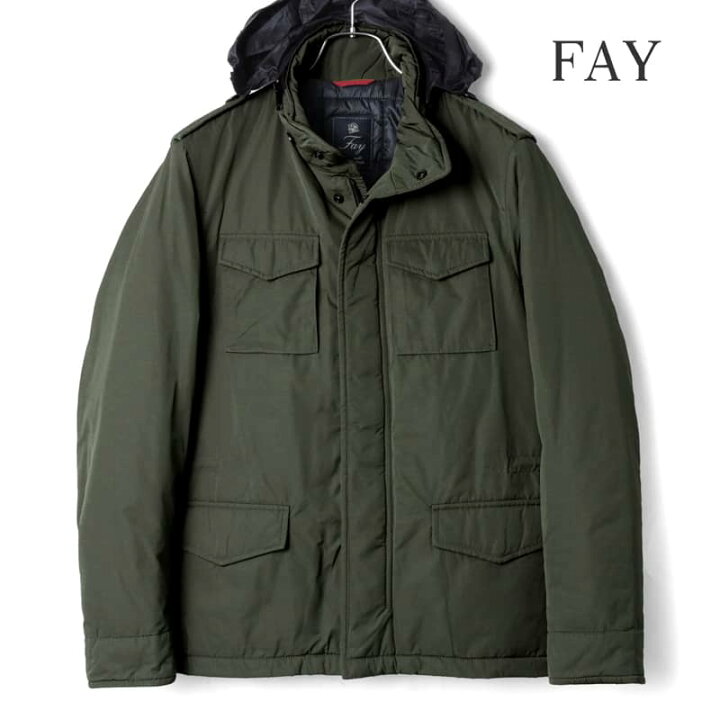 楽天市場】【70%OFF】Fay / フェイ｜撥水ナイロンギャバジン中綿入りM  