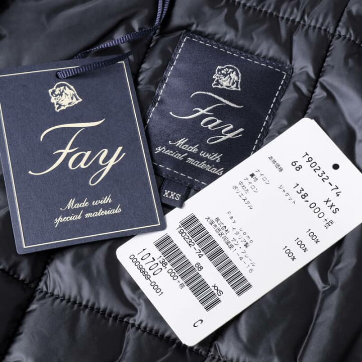 楽天市場】【70%OFF】Fay / フェイ｜撥水ナイロンギャバジン中綿入りM 