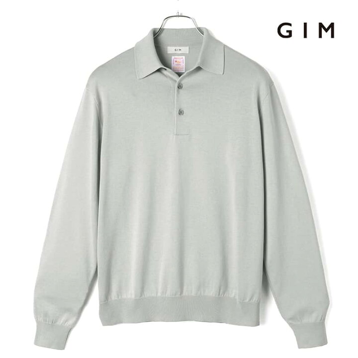 楽天市場】GIM / ジム｜シーアイランドコットン18G長袖ニット  
