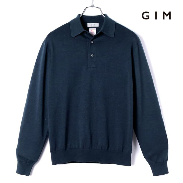 楽天市場】GIM / ジム｜シーアイランドコットン18G長袖ニット 