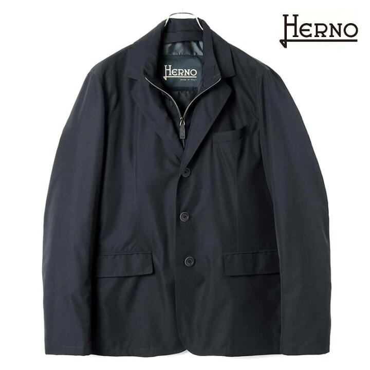 楽天市場】HERNO / ヘルノ｜撥水ナイロン3Bレイヤードジャケット 