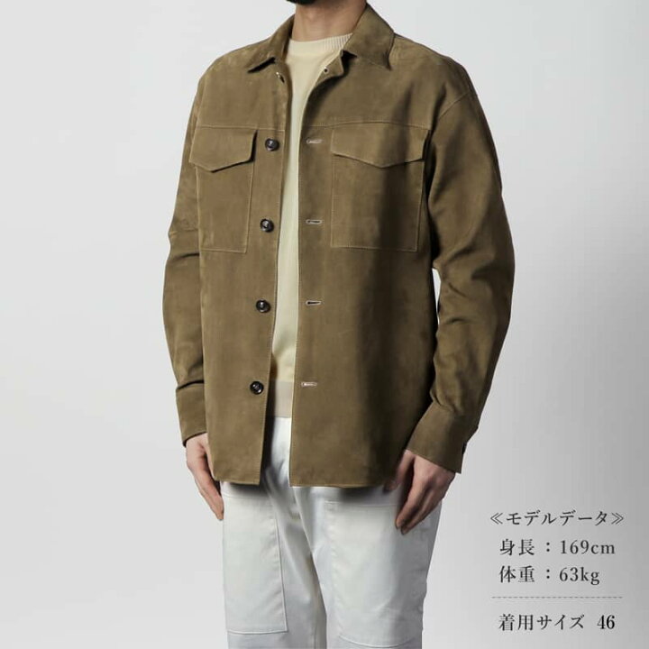 楽天市場】LARDINI / ラルディーニ｜スエードレザーシャツジャケット 