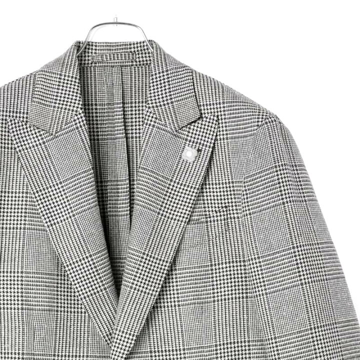 楽天市場】LARDINI / ラルディーニ｜ウールシルクサマーツイードグレン  