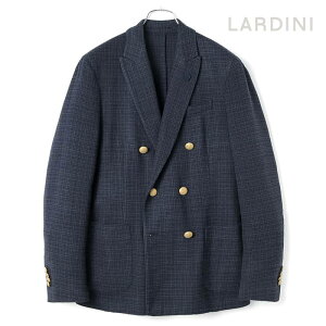 LARDINI / �����f�B�[�j�b���i���߃E�[���V���N�W���J�[�h6B�_�u���W���P�b�g(DYED)�b�i�_�[�N�l�C�r�[×�O���[�j�b �����f�B�[�j �t�� �e�[���[�h�W���P�b�g �u���U�[ ���u�� �K�[�����g�_�C 