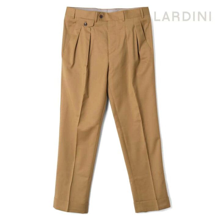 楽天市場】LARDINI / ラルディーニ｜ウールサージ2プリーツパンツ 