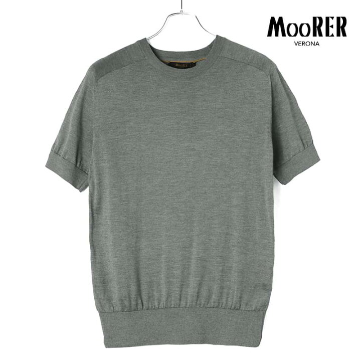 楽天市場】【55%OFF】MOORER / ムーレー｜シルクハイゲージ半袖クルー 