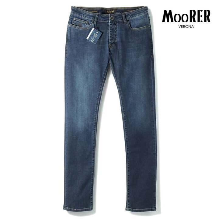楽天市場】【50%OFF】MOORER / ムーレー｜コットンストレッチスリム 