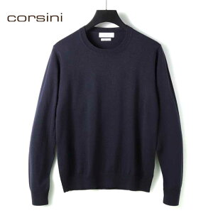 corsini / �R���V�[�j�bSuper140's�E���g���X�[�p�[�t�@�C���E�[��30G�N���[�l�b�N�j�b�g�b�i�l�C�r�[�j�b �H�~ �Z�[�^�[ �n�C�Q�[�W�j�b�g �ێ� �����Y ���{�� �A�E�g���b�g