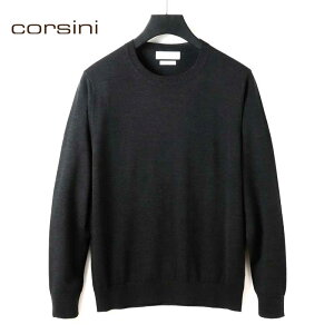 corsini / �R���V�[�j�bSuper140's�E���g���X�[�p�[�t�@�C���E�[��30G�N���[�l�b�N�j�b�g�b�i�`���R�[���O���[�j�b �H�~ �Z�[�^�[ �n�C�Q�[�W�j�b�g �ێ� �����Y ���{�� �A�E�g���b�g