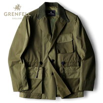 楽天市場】グレンフェル コート（カラーグリーン）（メンズ  