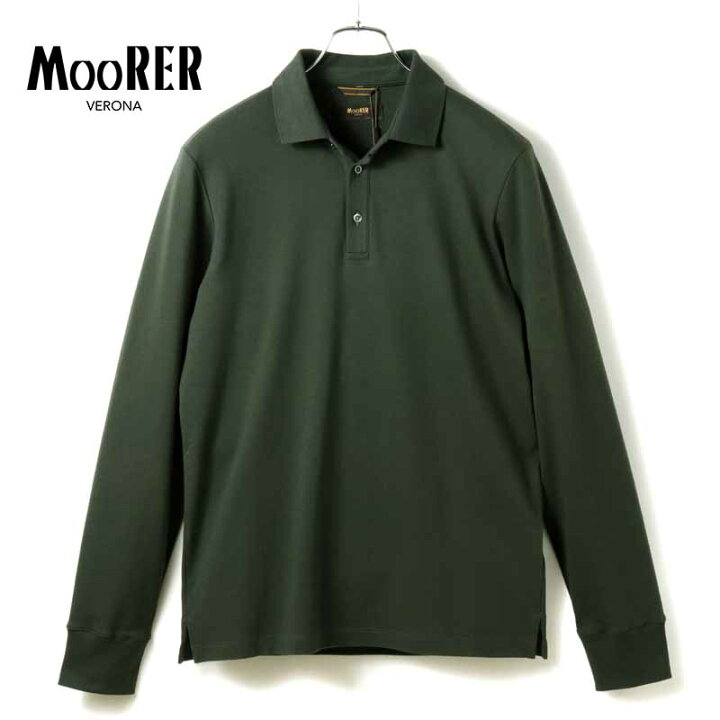 楽天市場】【60%OFF】MOORER / ムーレー｜コットンジャージー長袖リブ 