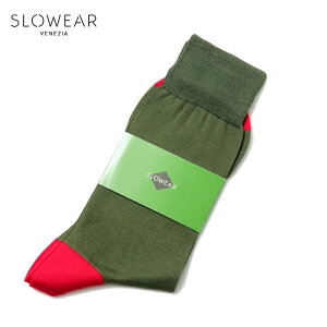 �y40%OFF�zSLOWEAR / �X���[�E�F�A�b�R�b�g���o�C�J���[�\�b�N�X(79CP05/SW840)�b�i�I���[�u×���b�h�j�b �y�l�R�|�X�Ή��z/�C�� �R�b�g���\�b�N�X �J���[�\�b�N�X ���҂� �M�t�g �����Y �C�^���A 