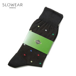 �y40%OFF�zSLOWEAR / �X���[�E�F�A�b�R�b�g���h�b�g���\�b�N�X(79CP05/SW841)�b�i�u���b�N×�}���`�J���[�h�b�g�j�b �y�l�R�|�X�Ή��z/�C�� �R�b�g���\�b�N�X �J���[�\�b�N�X ���҂� �M�t�g �����Y 