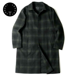 �y60%OFF�z T-JACKET / �e�B�[�W���P�b�g�b���ȓ���`�F�b�N���E�[���i�C�����\�t�g�����g���䗃�d���ăX�e���J���[�R�[�g(51C4521)�b�i�u���b�N×�f�B�[�v�O���[���j�b �H�~ T-�W���P�b�g TONELLO 