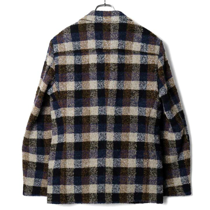 楽天市場】【60%OFF】 T-JACKET / ティージャケット｜チェック柄ウール 