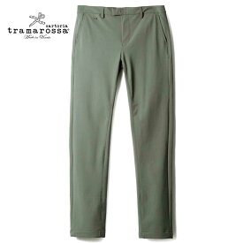 【50%OFF】tramarossa / トラマロッサ｜テクノナイロンストレッチスリムテーパードパンツ(LUIS SLIM)｜（オリーブグレー）｜ スラックス ボトムス イージーパンツ ジャージーパンツ ルイス メンズ イタリア アウトレット