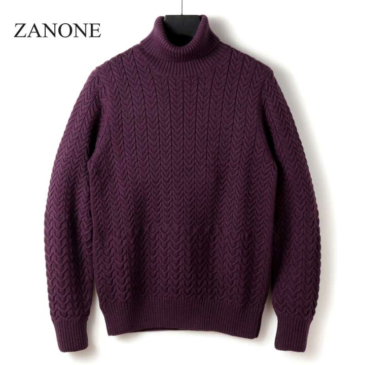 楽天市場】【40%OFF】ZANONE / ザノーネ｜ウールヘリンボーンケーブル 