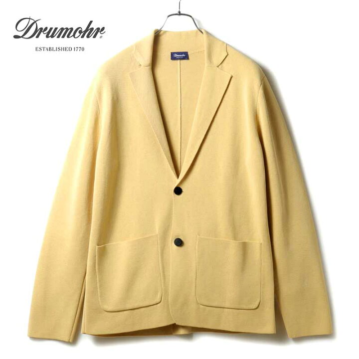 楽天市場】Drumohr / ドルモア｜コットンミラノリブ2Bニットジャケット 