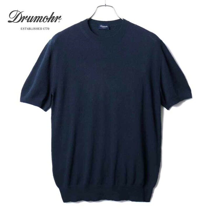 楽天市場】Drumohr / ドルモア｜コットンナイロンパイル半袖クルー 