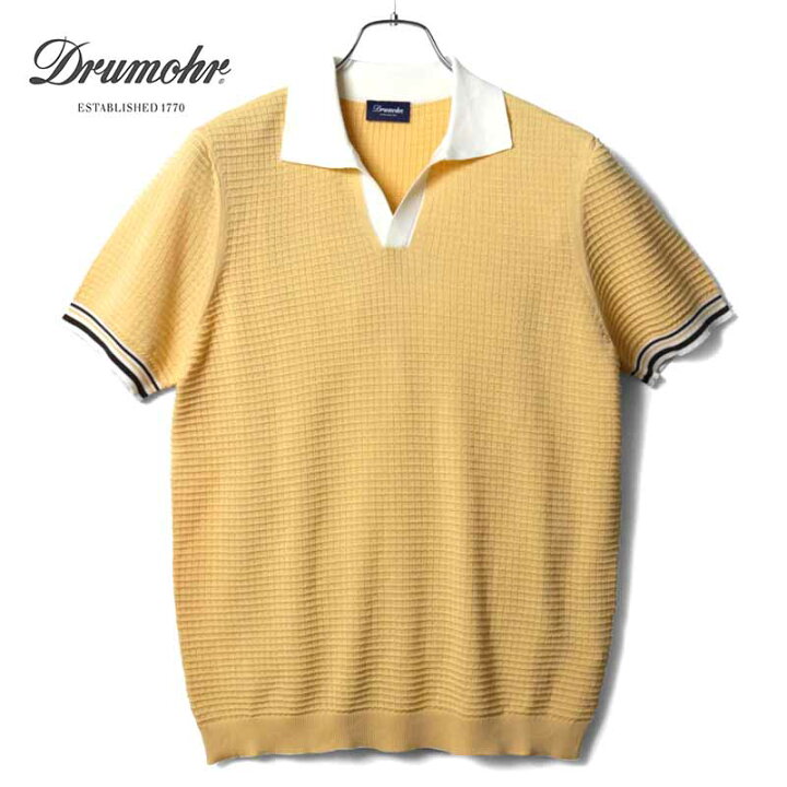 楽天市場】Drumohr / ドルモア｜ワッフル編みコットンハイゲージ 