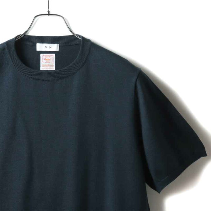 楽天市場】GIM / ジム｜シーアイランドコットン18G半袖クルーネック